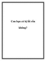 Con bạn có bị lồi rốn không? ppt