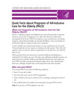 Quick Facts about Programs of All-Inclusive Care for the Elderly (PACE) pptx