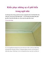 Khắc phục những sự cố phổ biến trong ngôi nhà pptx