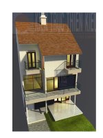 Thiết kế kiến trúc nhà 9,5m x 8m potx