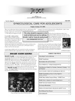 GYNECOLOGICAL CARE FOR ADOLESCENTS pdf