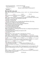 Đề Thi Thử Đại Học Khối B Sinh 2013 - Phần 4 - Đề 2 pot