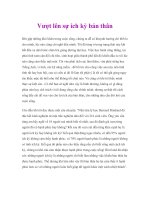 Vượt lên sự ích kỷ bản thân pdf