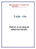 Luận văn: Thiết kế và xây dựng bộ nghịch lưu một pha potx