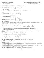đề tham khảo ôn thi đại học môn toán đề (2)
