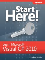 start here! - learn microsoft visual c# 2010