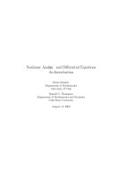 nonlinear analysis & differential equations, an introduction - schmitt & thompson