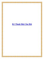 Kỹ Thuật Đặt Câu Hỏi doc