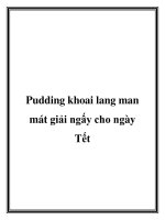 Pudding khoai lang man mát giải ngấy cho ngày Tết pdf