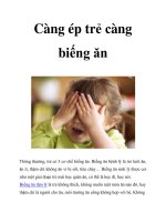 Càng ép trẻ càng biếng ăn pdf
