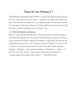 Tăng tốc cho Windows 7 pdf