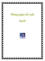 Phòng ngừa sốt xuất huyết pdf