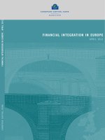 Financial integration in europe a pril 2012 pdf