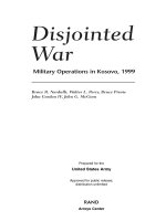 Disjointed War - Military Operations in Kosovo, 1999 potx