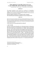 TỔNG HỢP HẠT NANO SIÊU THUẬN TỪ Fe3O4 VÀ QUI TRÌNH PHỦ LỚP VỎ TRÊN HẠT NANO Fe3O4 doc