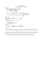 Đề Thi Thử Học Sinh Giỏi Lớp 9 Toán - Phần 1 - Đề 22 potx