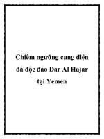 Chiêm ngưỡng cung điện đá độc đáo Dar Al Hajar tại Yemen doc