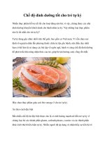 Chế độ dinh dưỡng tốt cho trẻ tự kỷ doc