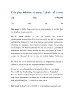 Khắc phục Windows và mạng: 5 phút - thế là xong potx