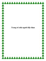 Trang trí nhà người độc than docx