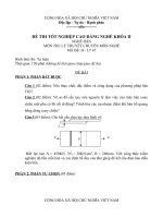 đáp án và đề thi lí thuyết tốt nghiệp khóa 2 - hàn - mã đề thi h - lt (47)