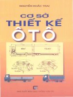 cơ sở thiết kế ô tô