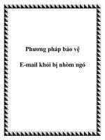 Phương pháp bảo vệ E-mail khỏi bị nhòm ngó pot