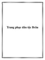 Trang phục dân tộc Brâu doc