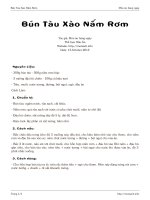 Bún Tàu Xào Nấm Rơm docx