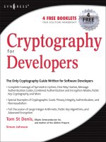 cryptography for developers