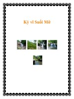 Kỳ vĩ Suối Mỡ docx
