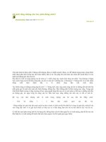 Vệ sinh răng miệng cho trẻ, phải đúng cách? pptx