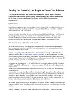 Pearce  2012  busting the forest myths   people are part of solutions