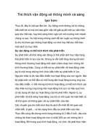 Trẻ thích vận động sẽ thông minh và sáng tạo hơn docx