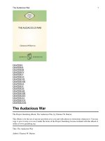 The Audacious War pot