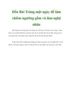 Đến Bát Tràng một ngày để làm chiêm ngưỡng gốm và làm nghệ nhân pot