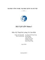 BÀI TẬP LỚN Nhóm 3 - Kỹ Thuật Đo Lường Và Cảm Biến docx