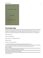 The Child''''s Day docx