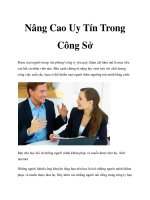 Nâng Cao Uy Tín Trong Công Sở pdf