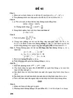 Tuyển Tập 45 Đề Ôn Thi Đại Học Toán 2013 - Đề 38 docx