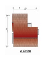 Xây biệt thự trên mảnh đất 8 x 18m bị cắt góc pot
