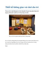 Thiết kế không gian vui chơi cho trẻ doc