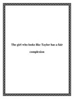 The girl who looks like Taylor has a fair complexion potx