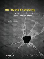 The Myths of Security pdf