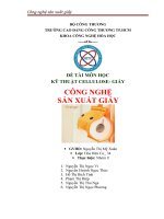 cong nghe san xuat giay pdf