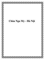 Chùa Nga My - Hà Nội pptx