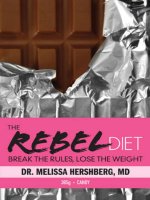 THE REBEL DIET BREAK THE RULES, LOSE THE WEIGHT pptx