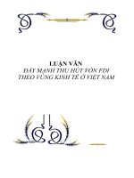 Đẩy mạnh thu hút vốn FDI theo vùng kinh tế ở Việt Nam