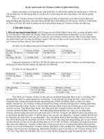 Áp lực cạnh tranh của Vietnam Airlines từ phía khách hàng