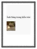 Ánh Sáng trong kiến trúc pdf
